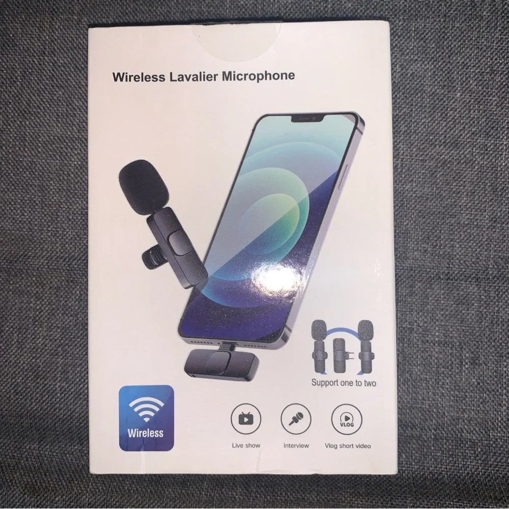 Wireless Microphone Set - Black